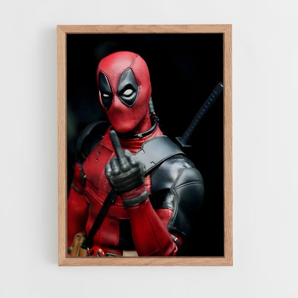 deadpool-8 cadre Bois clair