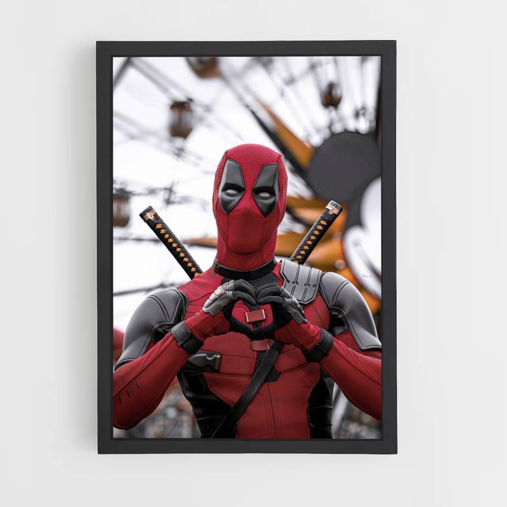 Poster Deadpool Heart