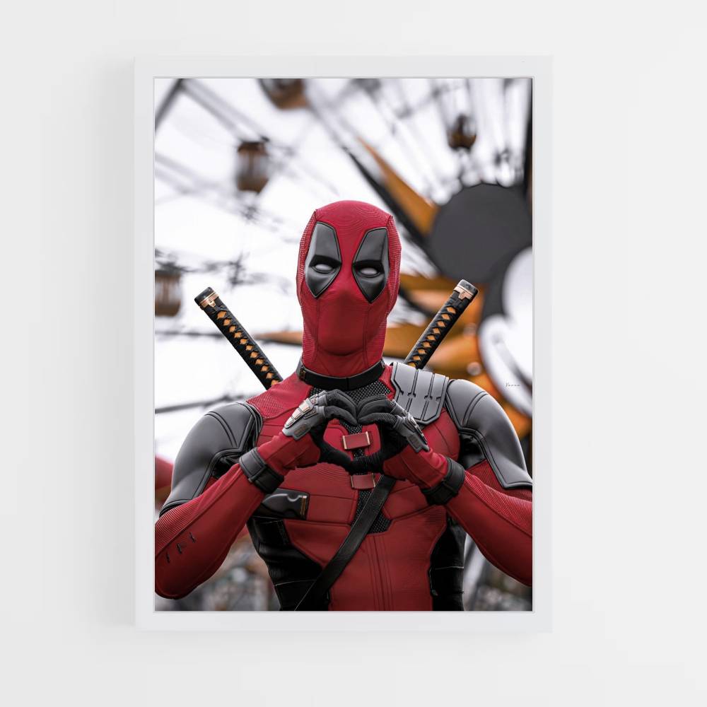 Poster Deadpool Heart