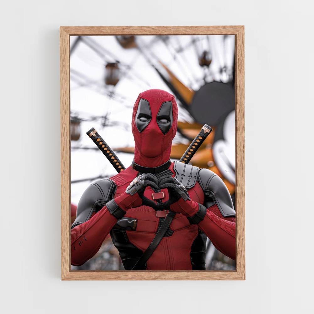 Poster Deadpool Heart