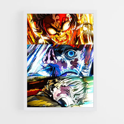 demon-slayer-3 cadre Blanc