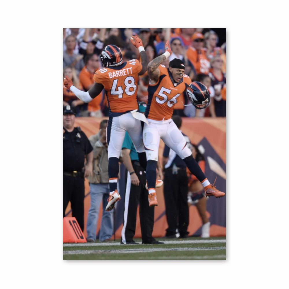 Denver Broncos Jump Poster