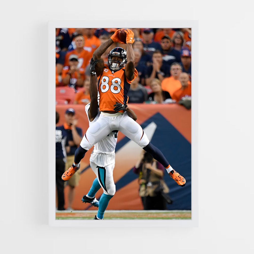 denver-broncos-5 cadre Blanc