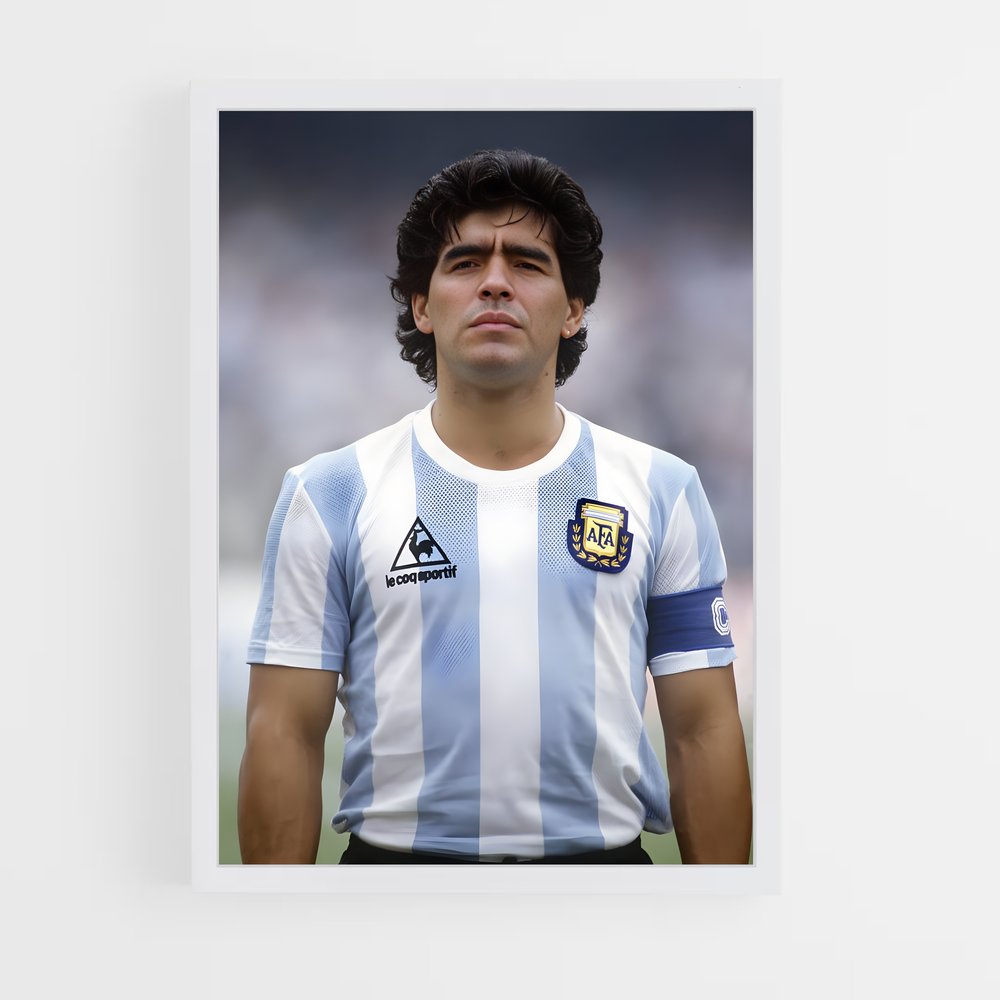 diego-maradona-1 cadre Blanc