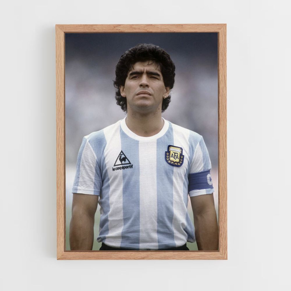 Diego Maradona Vintage Poster