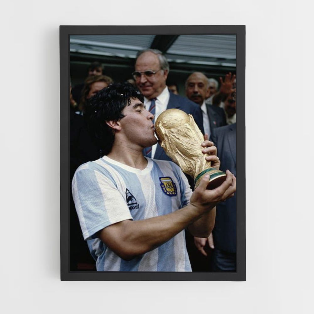 Diego Maradona Cup Poster