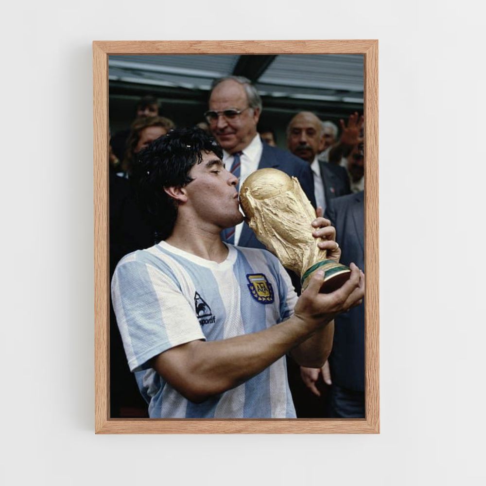 Diego Maradona Cup Poster