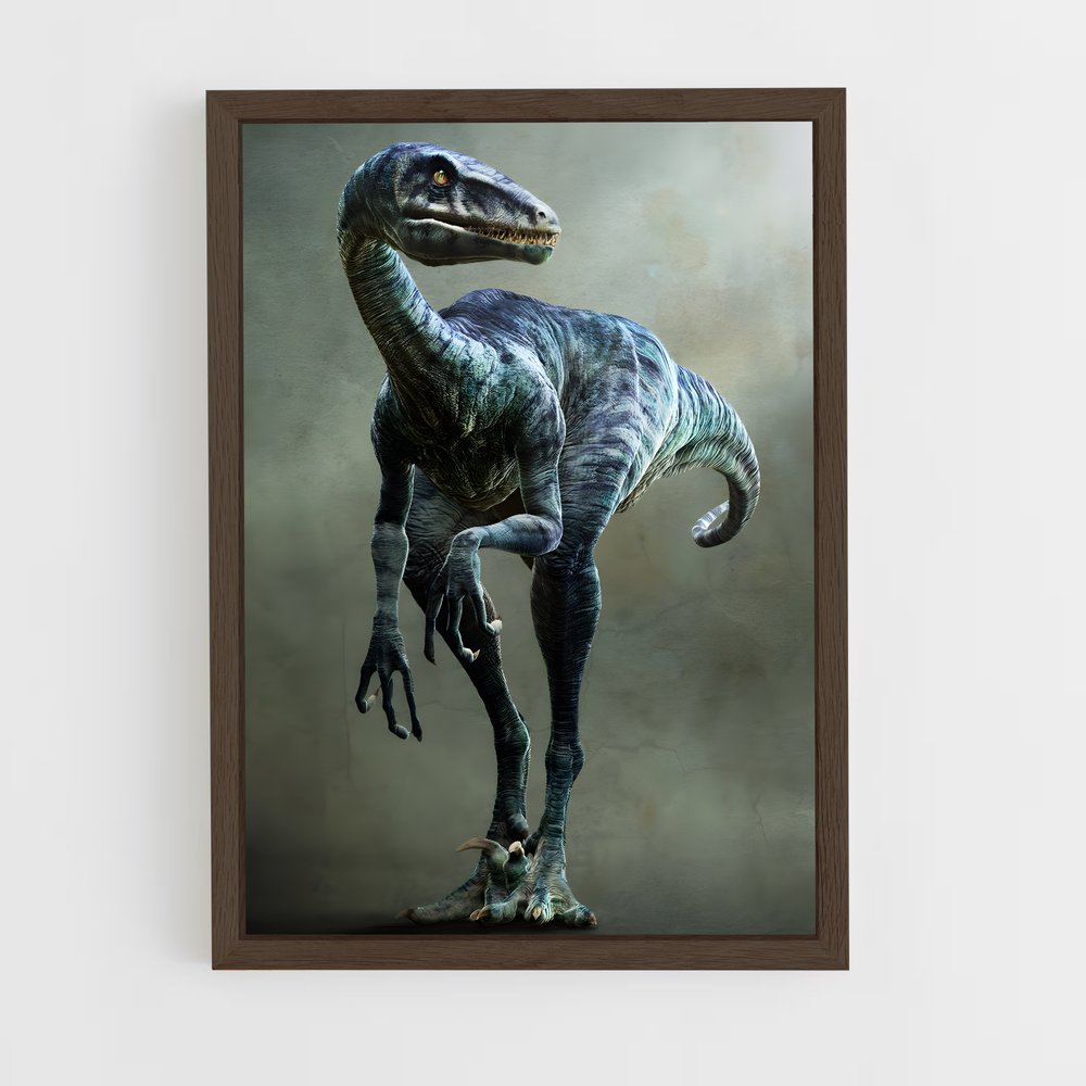 dinosaur-1 cadre Bois foncé