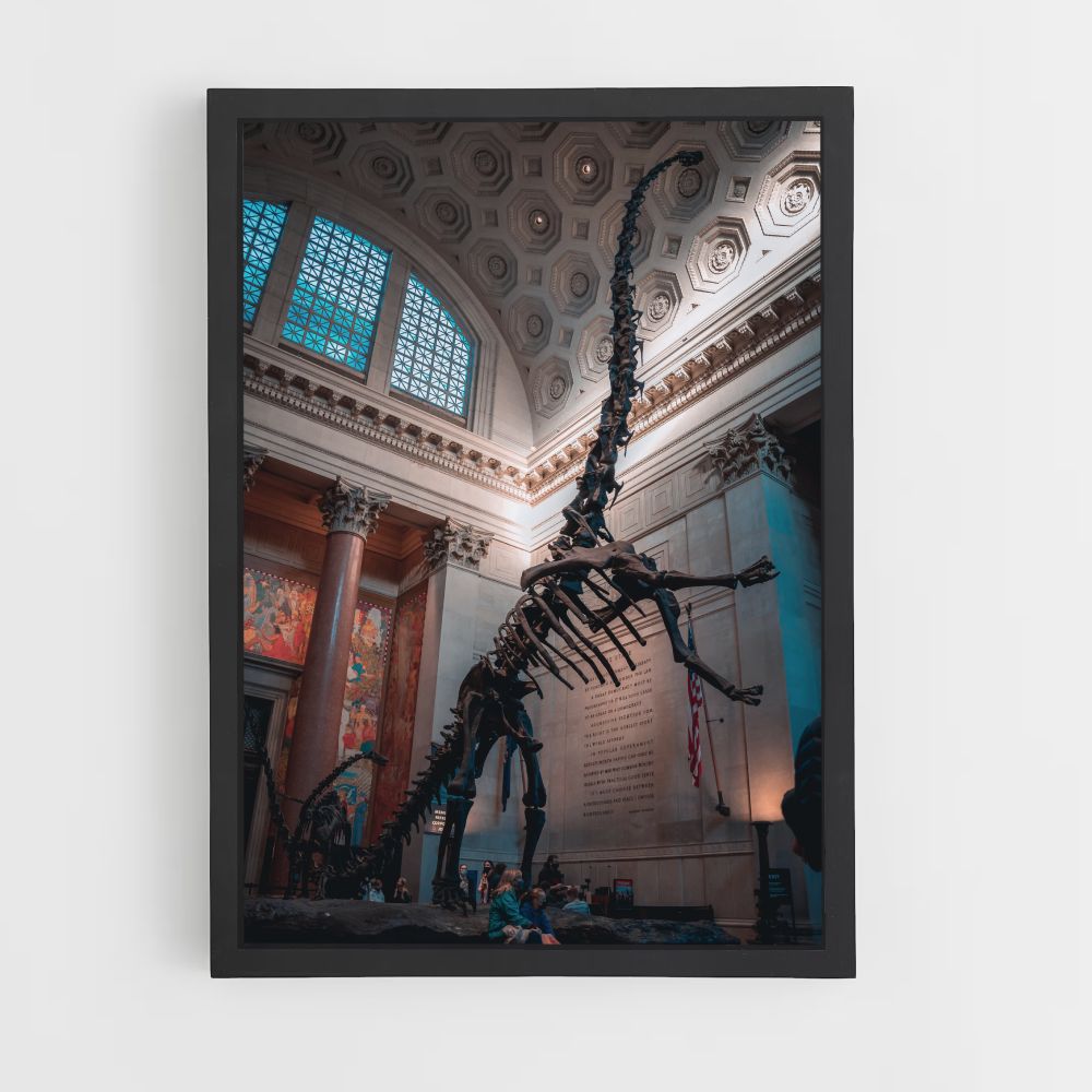 Diplodocus Skeleton Poster