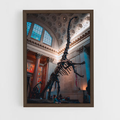 dinosaur-2 cadre Bois foncé