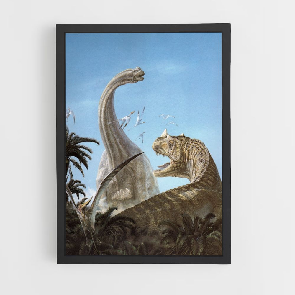 Poster Dinosaure Géants