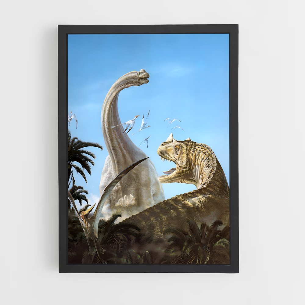 dinosaur-3 cadre Noir