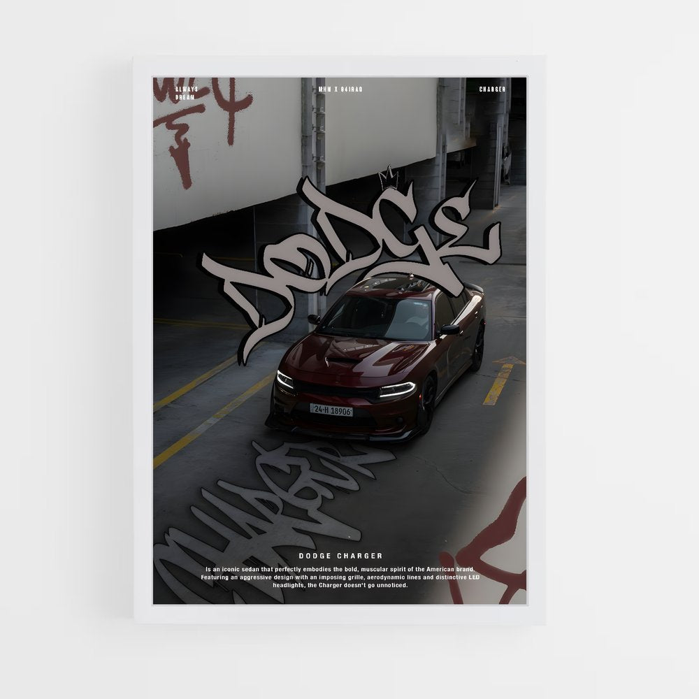 dodge-4 cadre Blanc