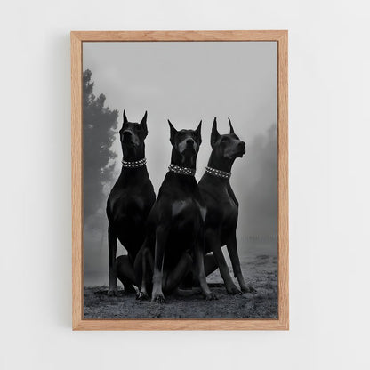 dog-3 cadre Bois clair