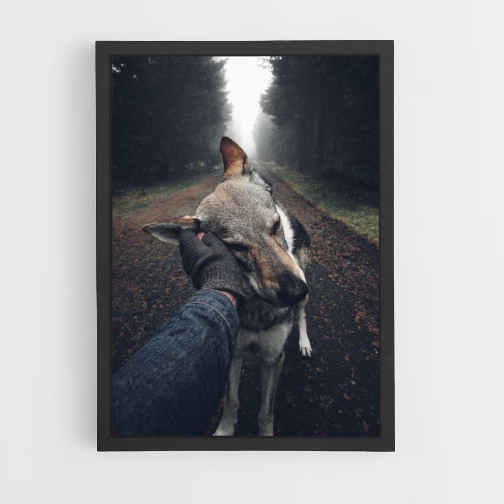 Forest Dog Poster