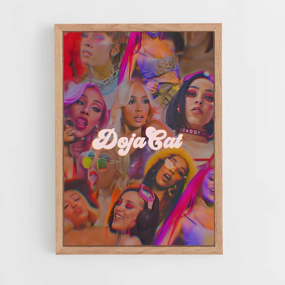 doja-cat-1 cadre Bois clair