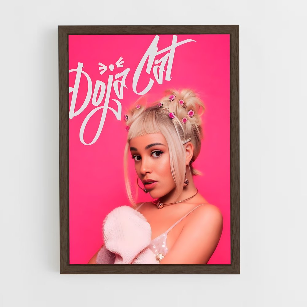 doja-cat-2 cadre Bois foncé