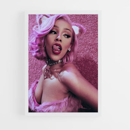 Doja Cat Ears Poster