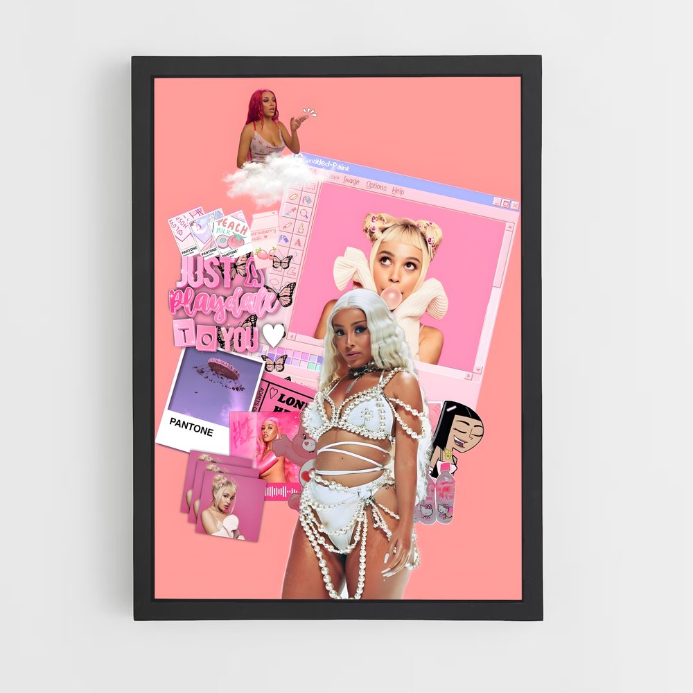 doja-cat-7 cadre Noir