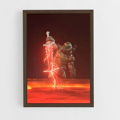 doom-7 cadre Bois foncé