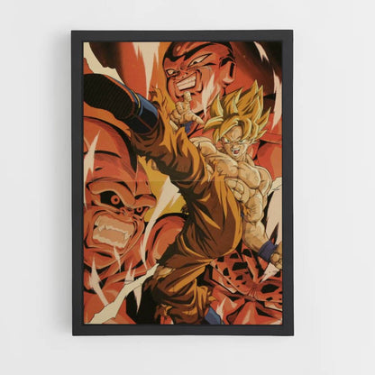 Poster Goku vs Frieza vs Boo: 1993 Edition