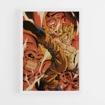 Poster Goku vs Frieza vs Boo: 1993 Edition