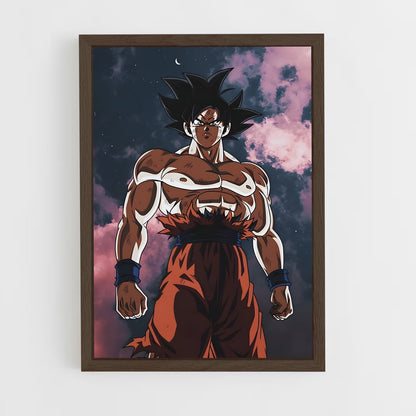 dragon-ball-17 cadre Bois foncé