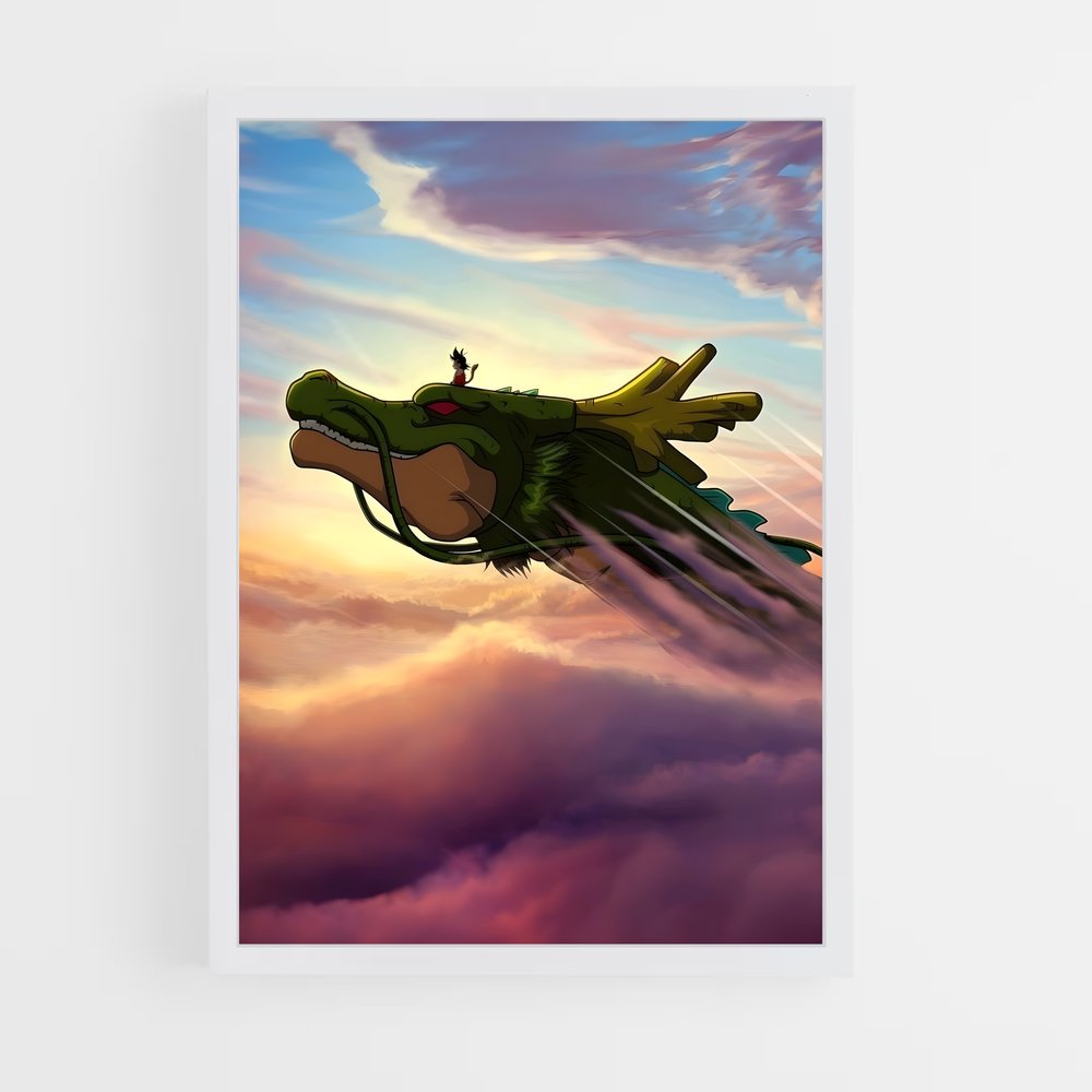 dragon-ball-25 cadre Blanc