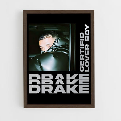 drake-6 cadre Bois foncé