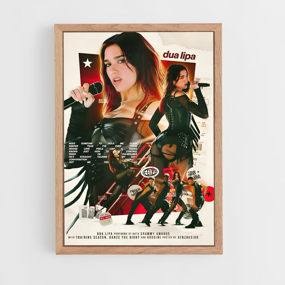 dua-lipa-13 cadre Bois clair