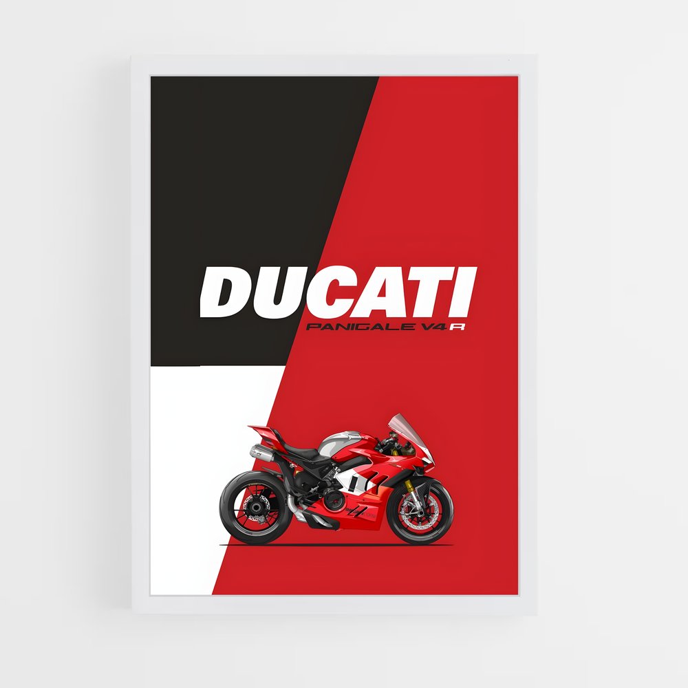 ducati-6 cadre Blanc