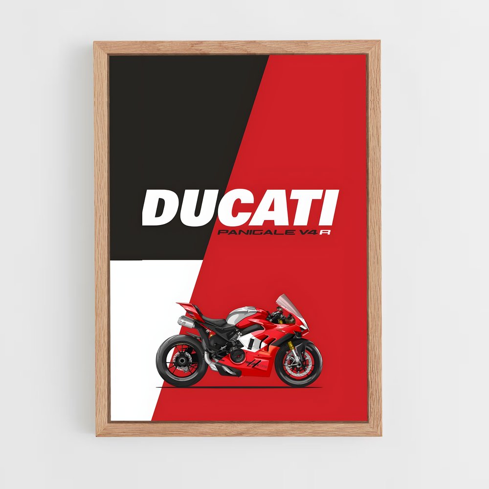 ducati-6 cadre Bois clair