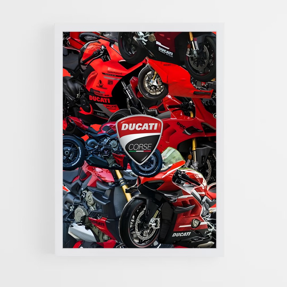 ducati-7 cadre Blanc