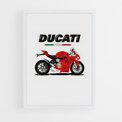 ducati-9 cadre Blanc