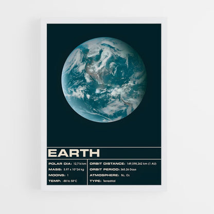 earth-1 cadre Blanc