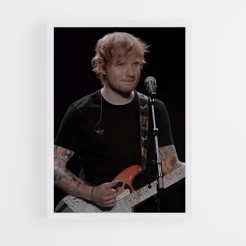 Ed Sheeran Guitar Poster