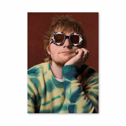 Ed Sheeran Glasses Poster