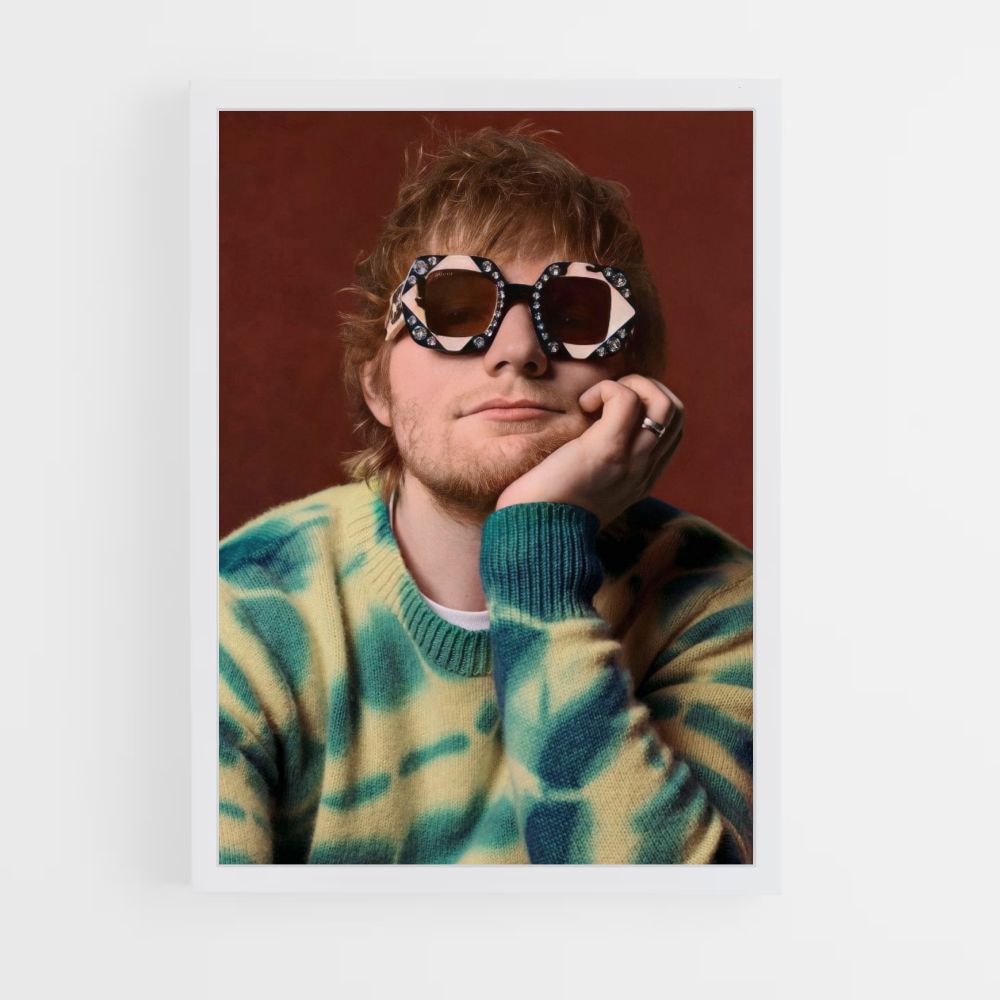 Ed Sheeran Glasses Poster