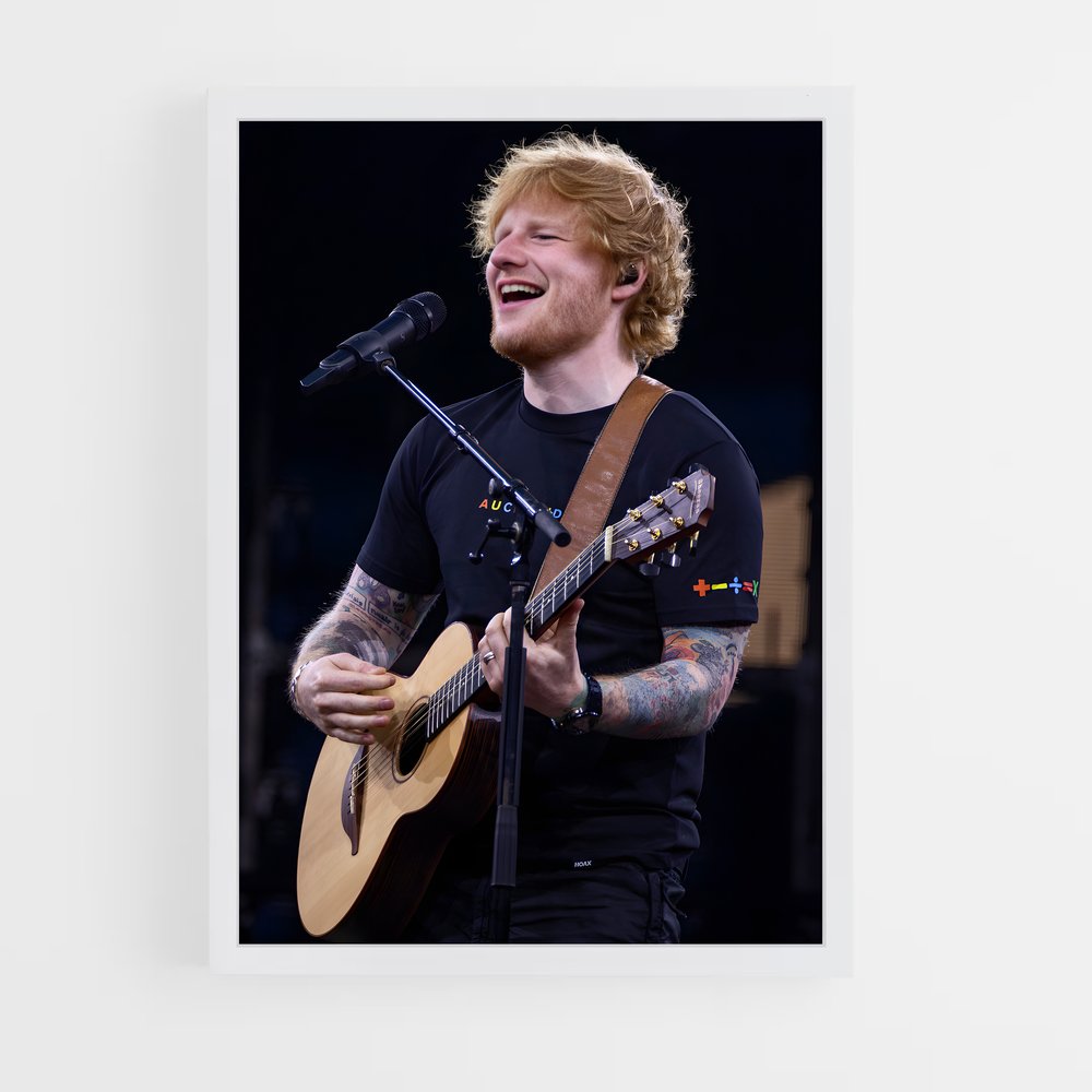 ed-sheeran-4 cadre Blanc