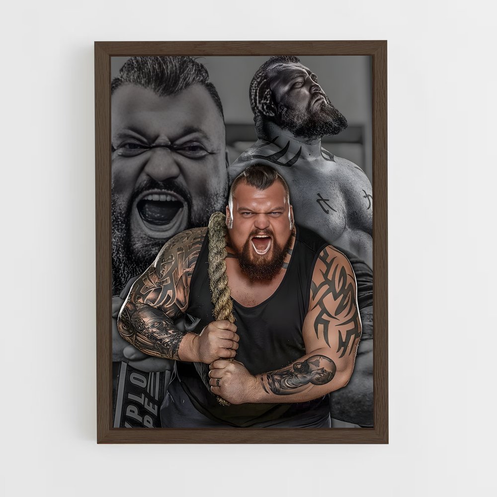 eddie-hall-2 cadre Bois foncé