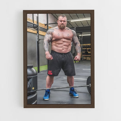 eddie-hall-5 cadre Bois foncé