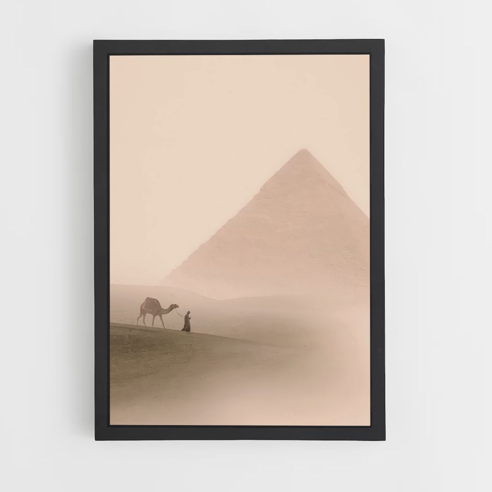 Desert Pyramid Poster