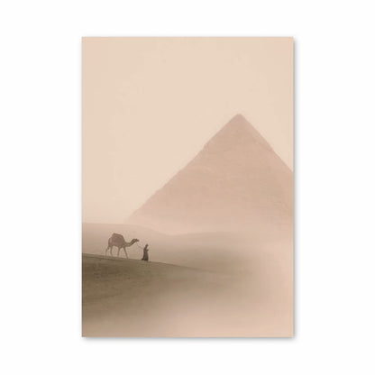 Desert Pyramid Poster