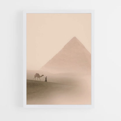 Desert Pyramid Poster