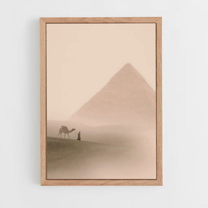 Desert Pyramid Poster