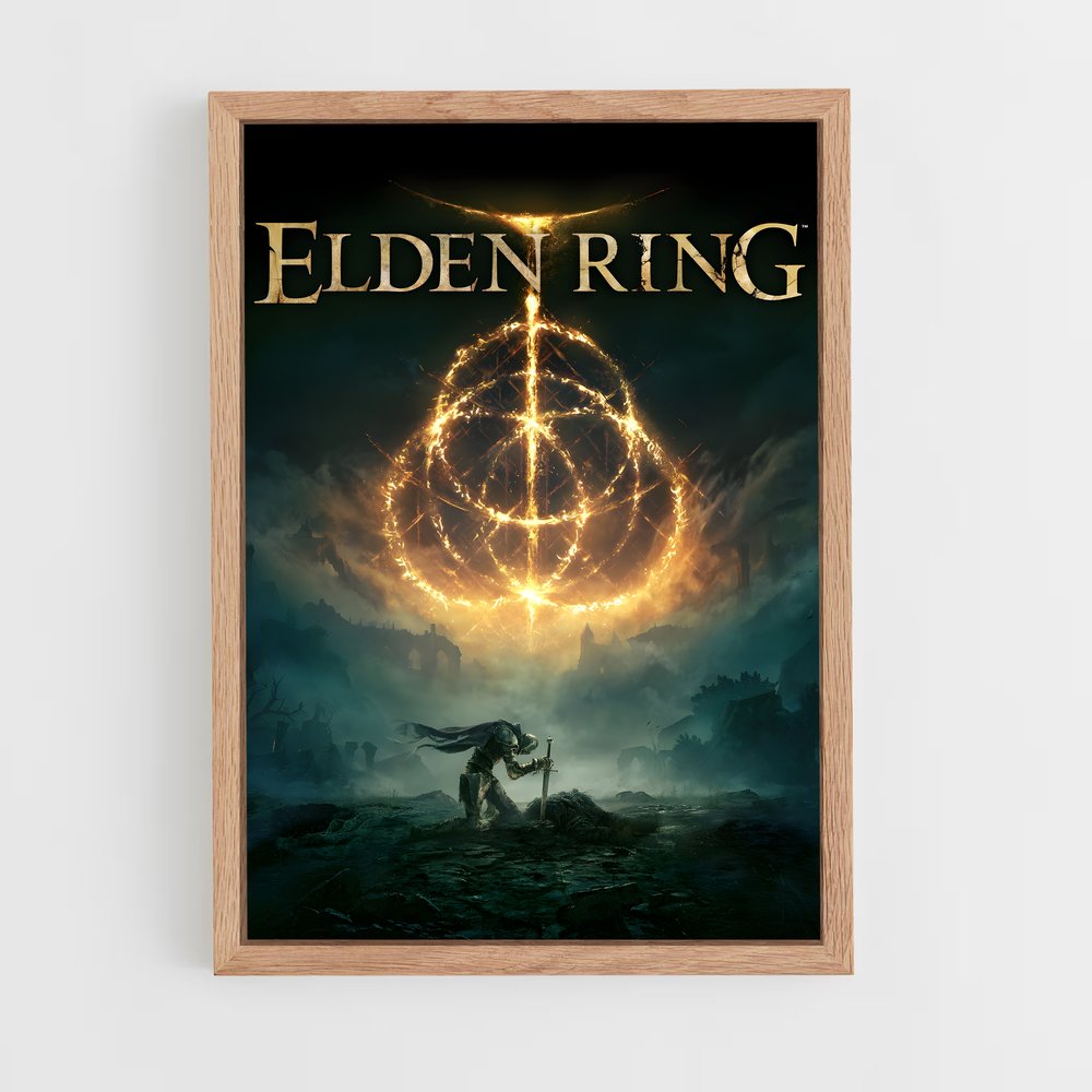elden-ring-1 cadre Bois clair