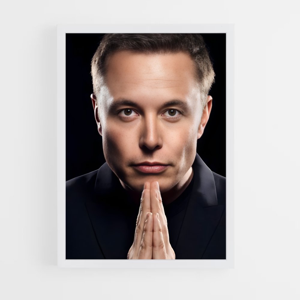 elon-musk-1 cadre Blanc