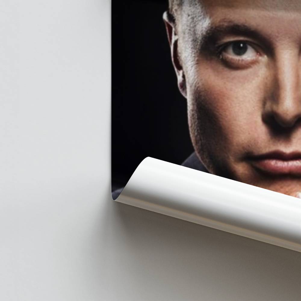 Poster Elon Musk Portrait