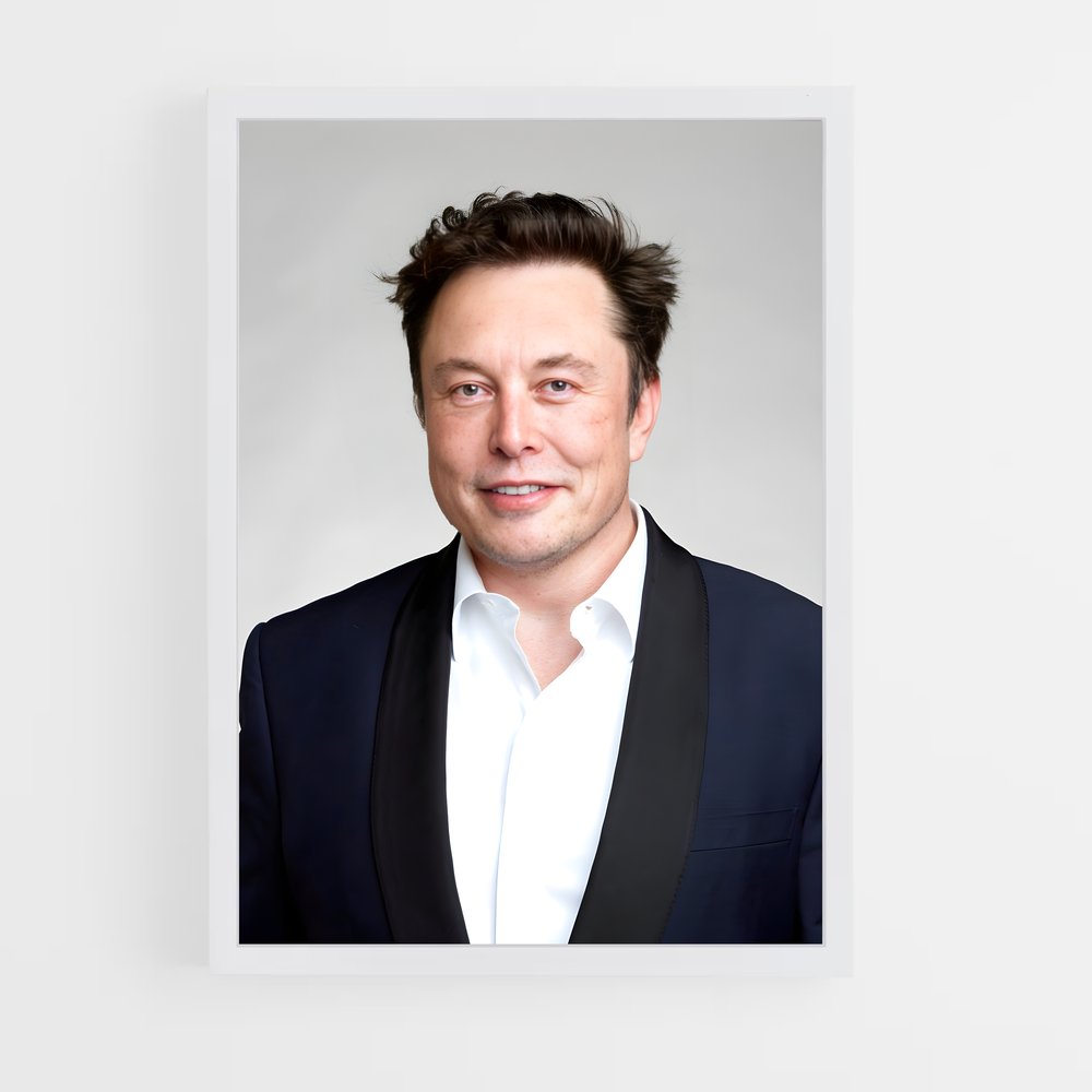 elon-musk-3 cadre Blanc