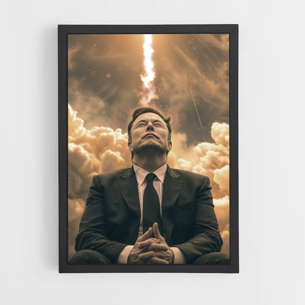 Poster Elon Musk Rocket